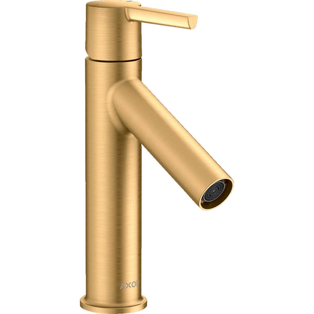 AXOR-Starck-Single-lever-basin-mixer-100-with-lever-handle-and-waste-set-Brushed-Brass-10003950