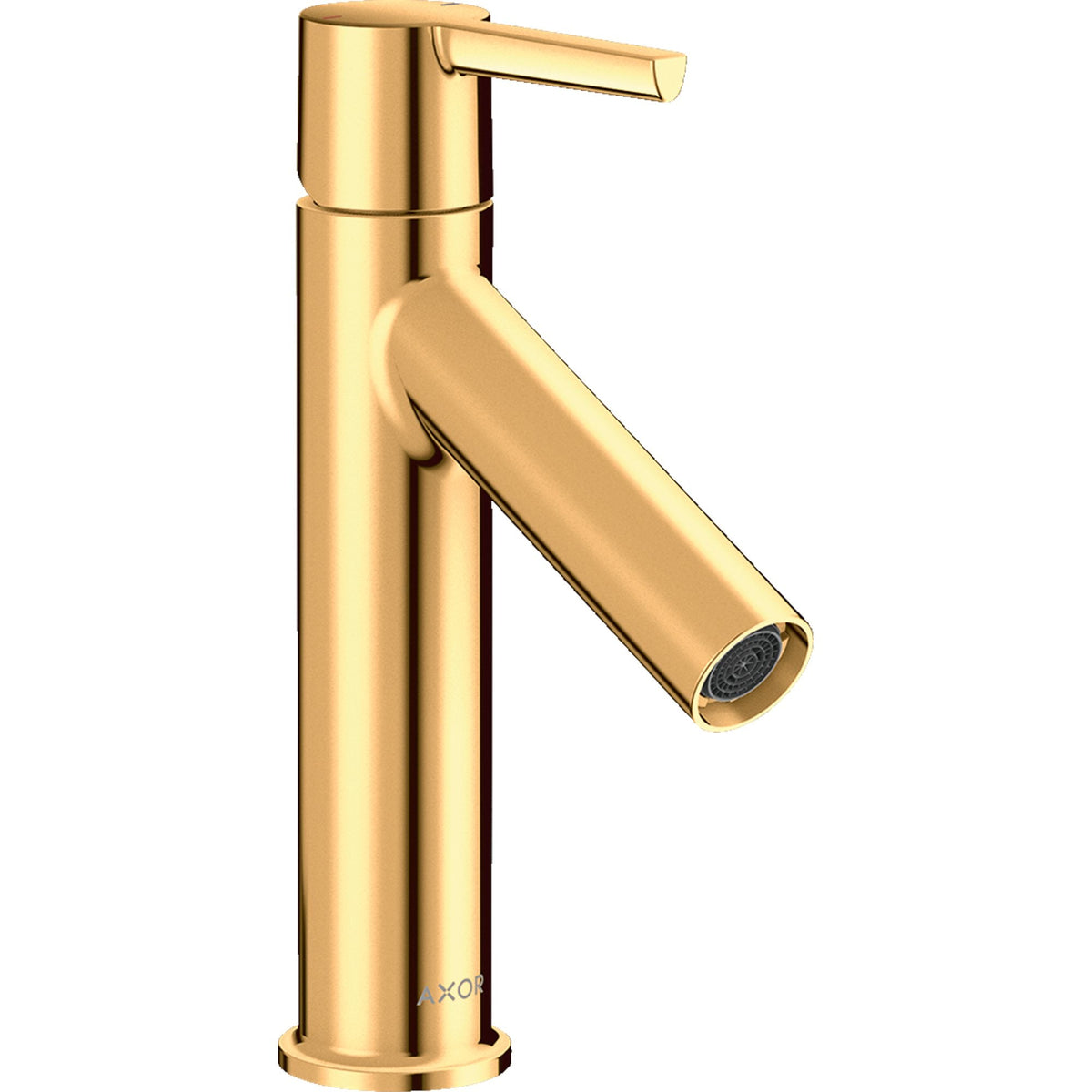 AXOR-Starck-Single-lever-basin-mixer-100-with-lever-handle-and-waste-set-Polished-Gold-Optic-10003990