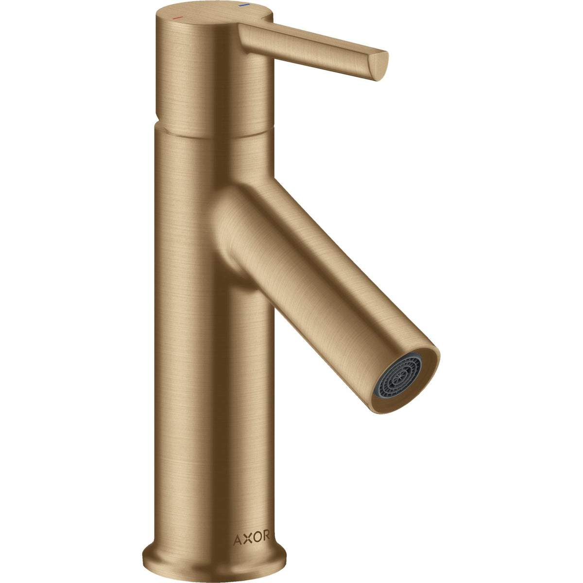 AXOR-Starck-Single-lever-basin-mixer-80-with-lever-handle-for-hand-wash-basins-with-pop-up-waste-set-Brushed-Bronze-10102140