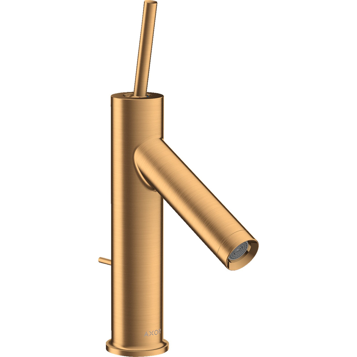 AXOR-Starck-Single-lever-basin-mixer-90-with-pin-handle-and-pop-up-waste-set-Brushed-Gold-Optic-10111250