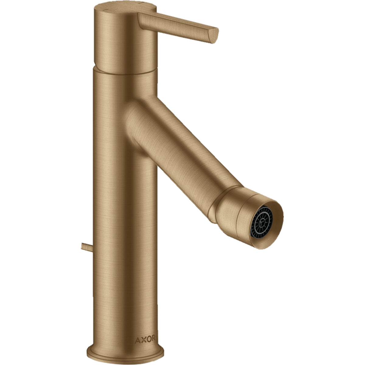 AXOR-Starck-Single-lever-bidet-mixer-with-lever-handle-and-pop-up-waste-set-Brushed-Bronze-10214140