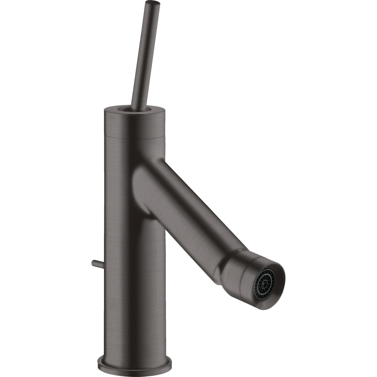 AXOR-Starck-Single-lever-bidet-mixer-with-pin-handle-and-pop-up-waste-set-Brushed-Black-Chrome-10211340