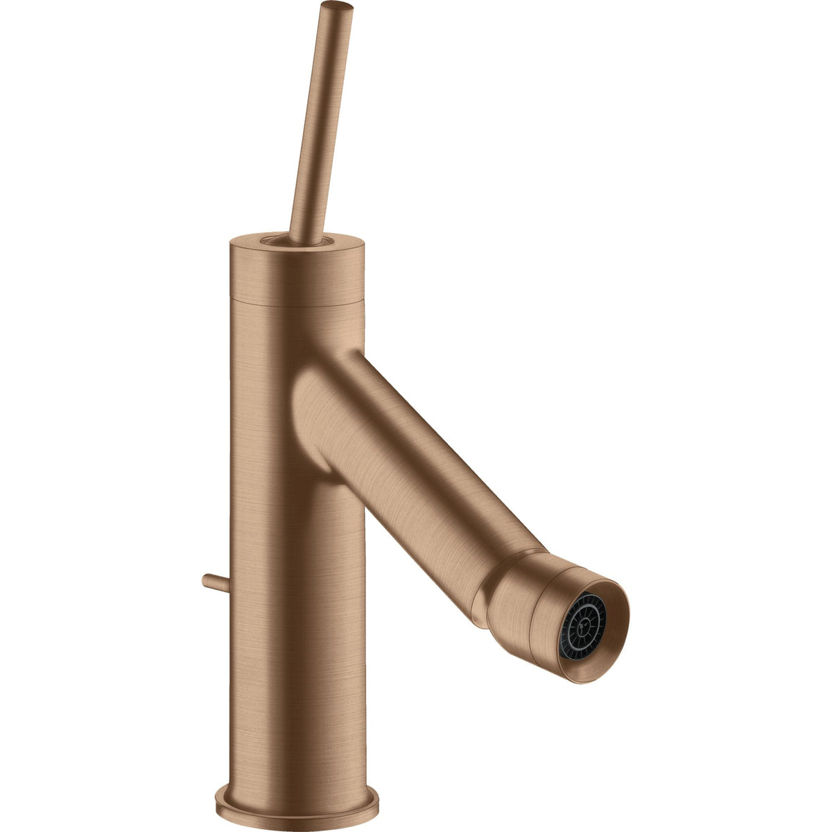 AXOR-Starck-Single-lever-bidet-mixer-with-pin-handle-and-pop-up-waste-set-Brushed-Red-Gold-10211310