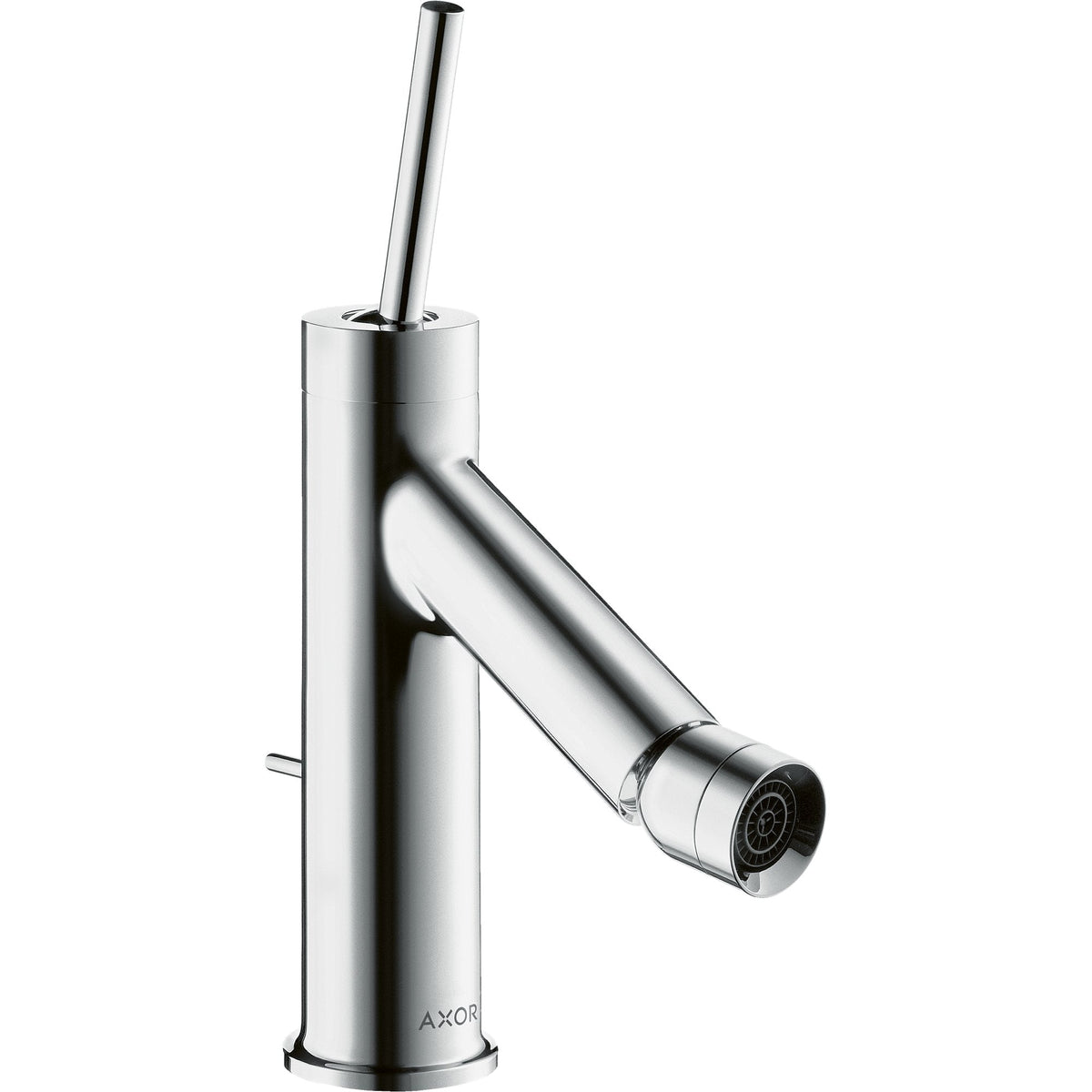 AXOR-Starck-Single-lever-bidet-mixer-with-pin-handle-and-pop-up-waste-set-Chrome-10211000