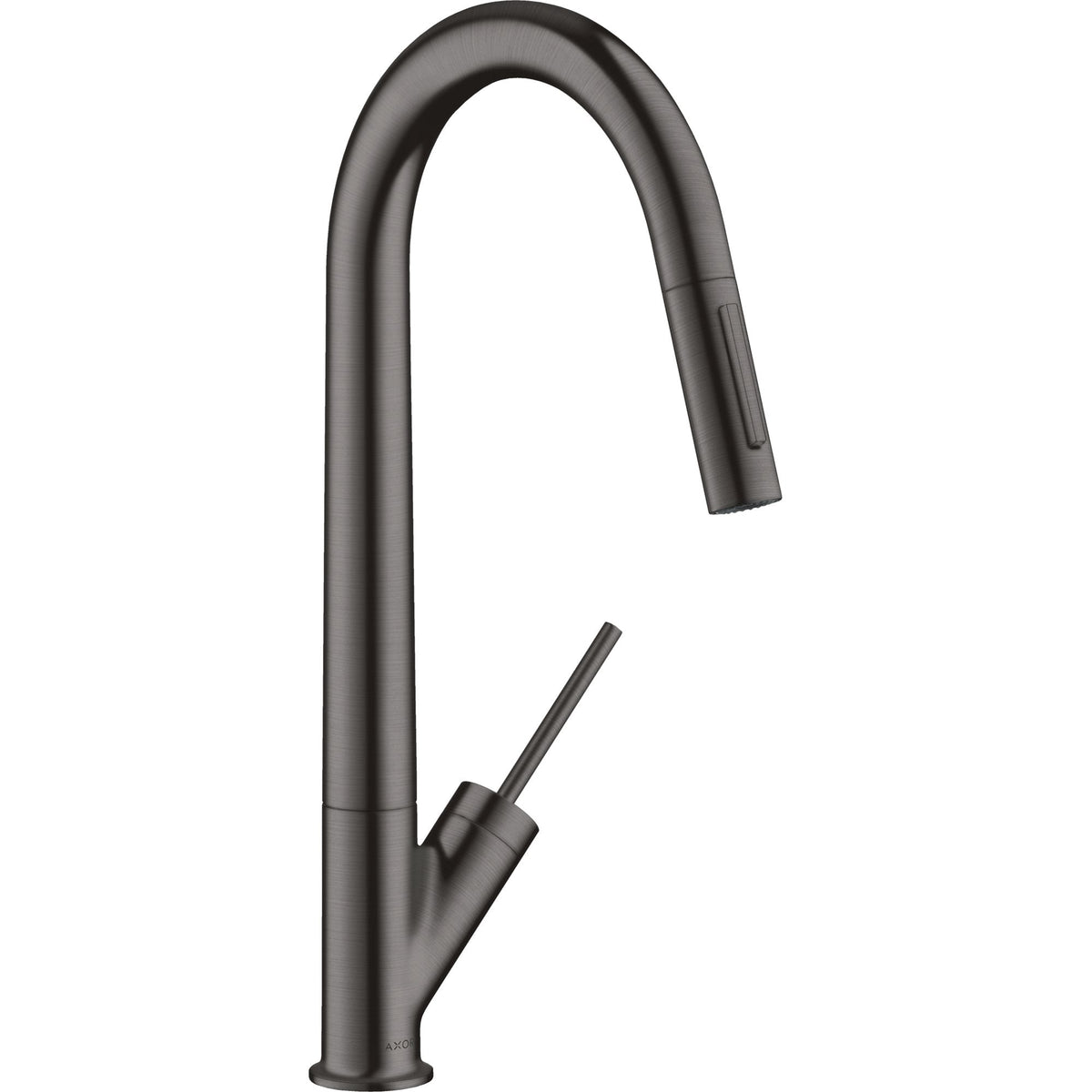 AXOR-Starck-Single-lever-kitchen-mixer-270-with-pull-out-spray-Brushed-Black-Chrome-10821340