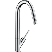 AXOR-Starck-Single-lever-kitchen-mixer-270-with-pull-out-spray-EcoSmart-Polished-Gold-Optic-12800990