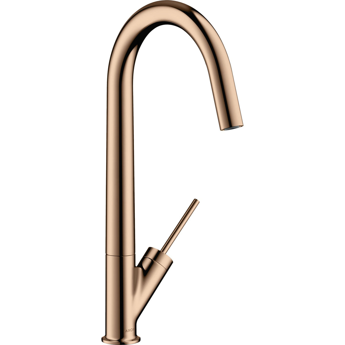 AXOR-Starck-Single-lever-kitchen-mixer-300-with-swivel-spout-EcoSmart-Polished-Red-Gold-12801300