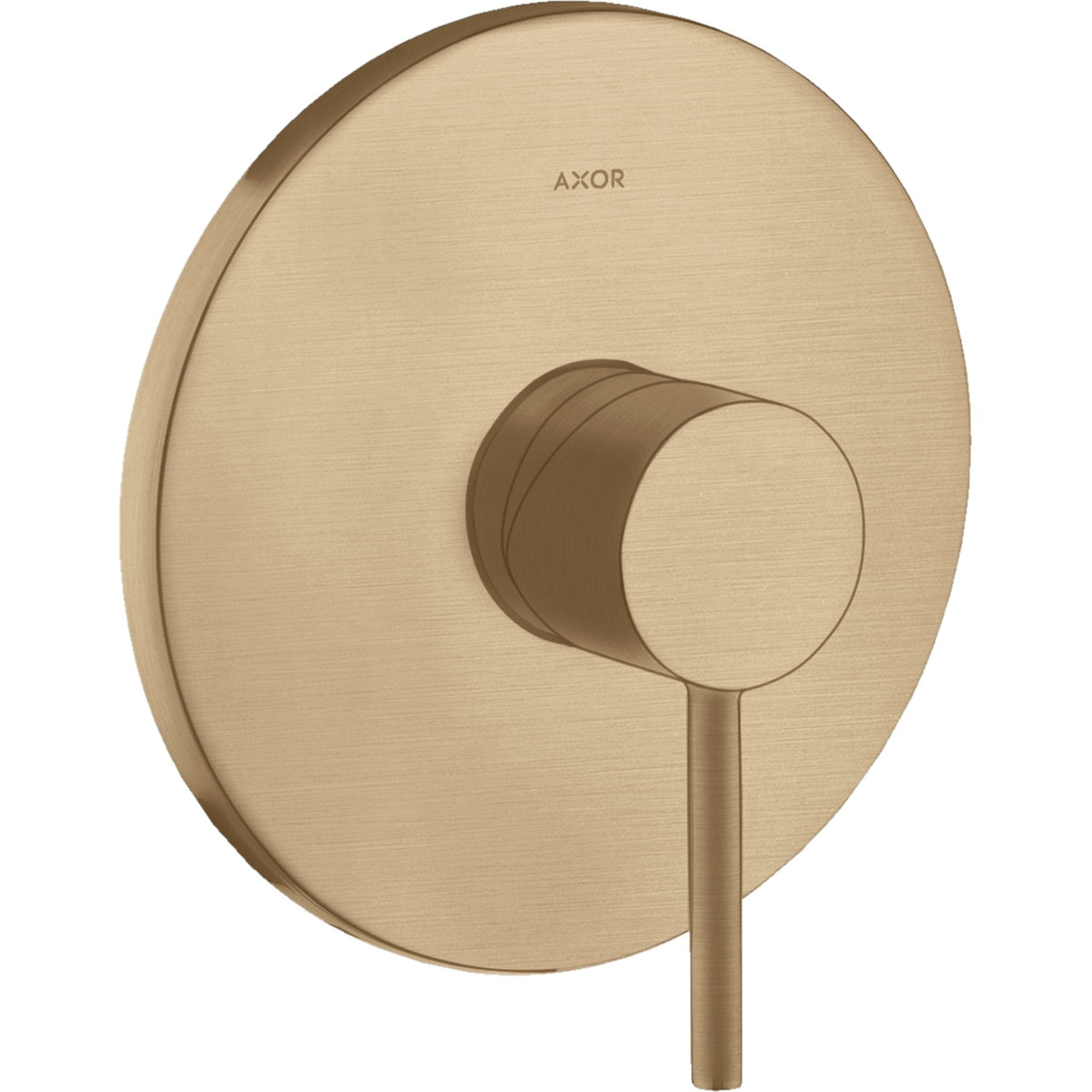 AXOR-Starck-Single-lever-shower-mixer-for-concealed-installation-with-pin-handle-Brushed-Bronze-10616140