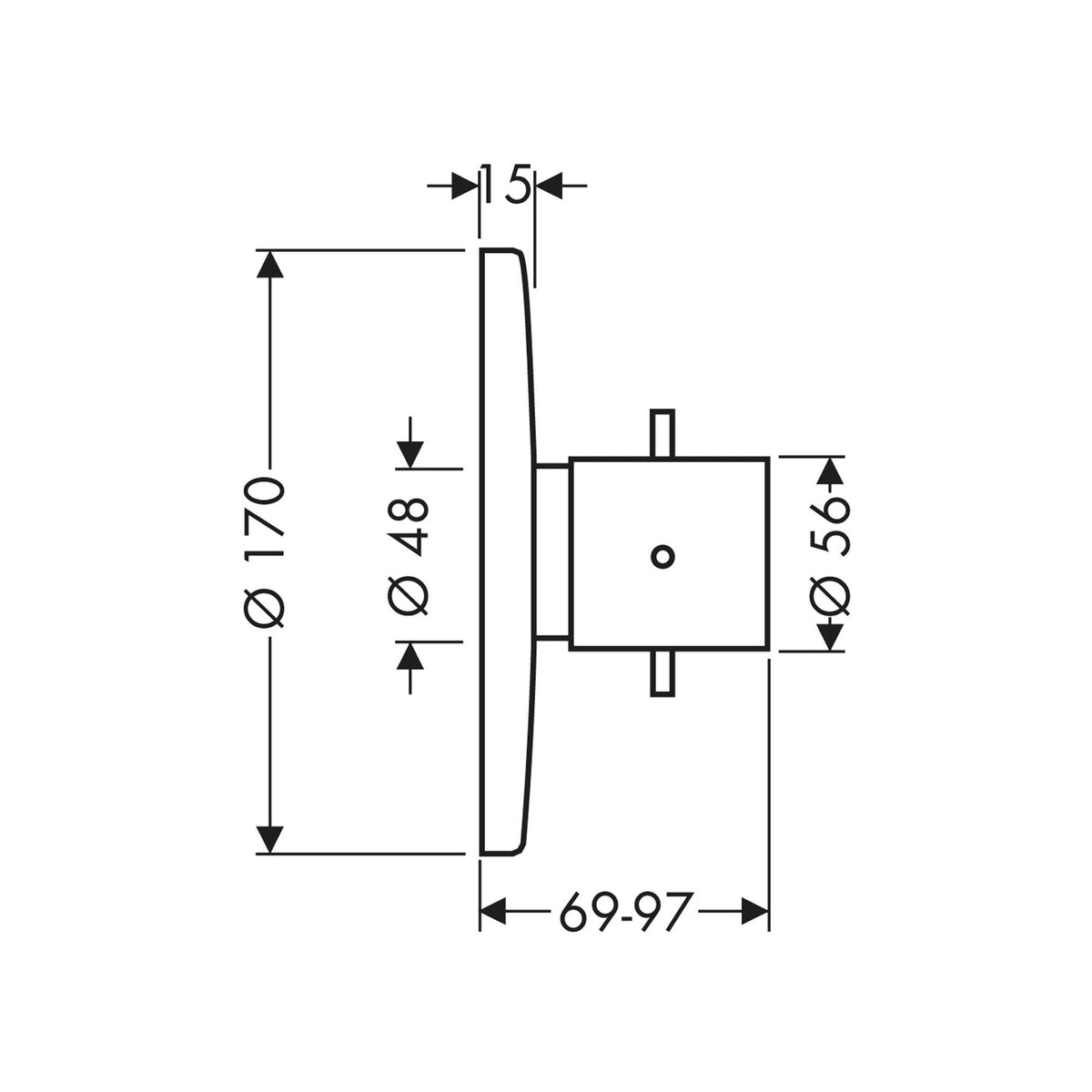 AXOR-Starck-Thermostat-HighFlow-for-concealed-installation-10715-technical-01