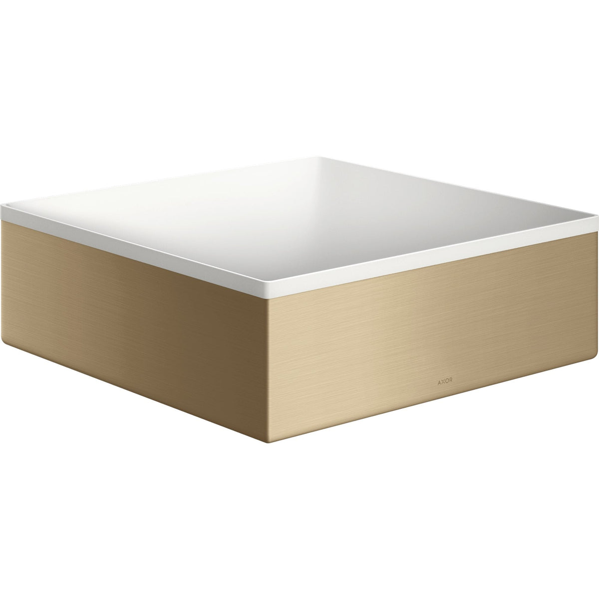 AXOR-Suite-Wash-bowl-285-285-without-tap-hole-and-overflow-Brushed-Bronze-42002140