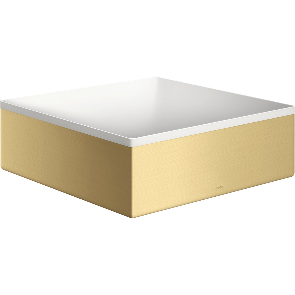 AXOR-Suite-Wash-bowl-285-285-without-tap-hole-and-overflow-Brushed-Gold-Optic-42002250