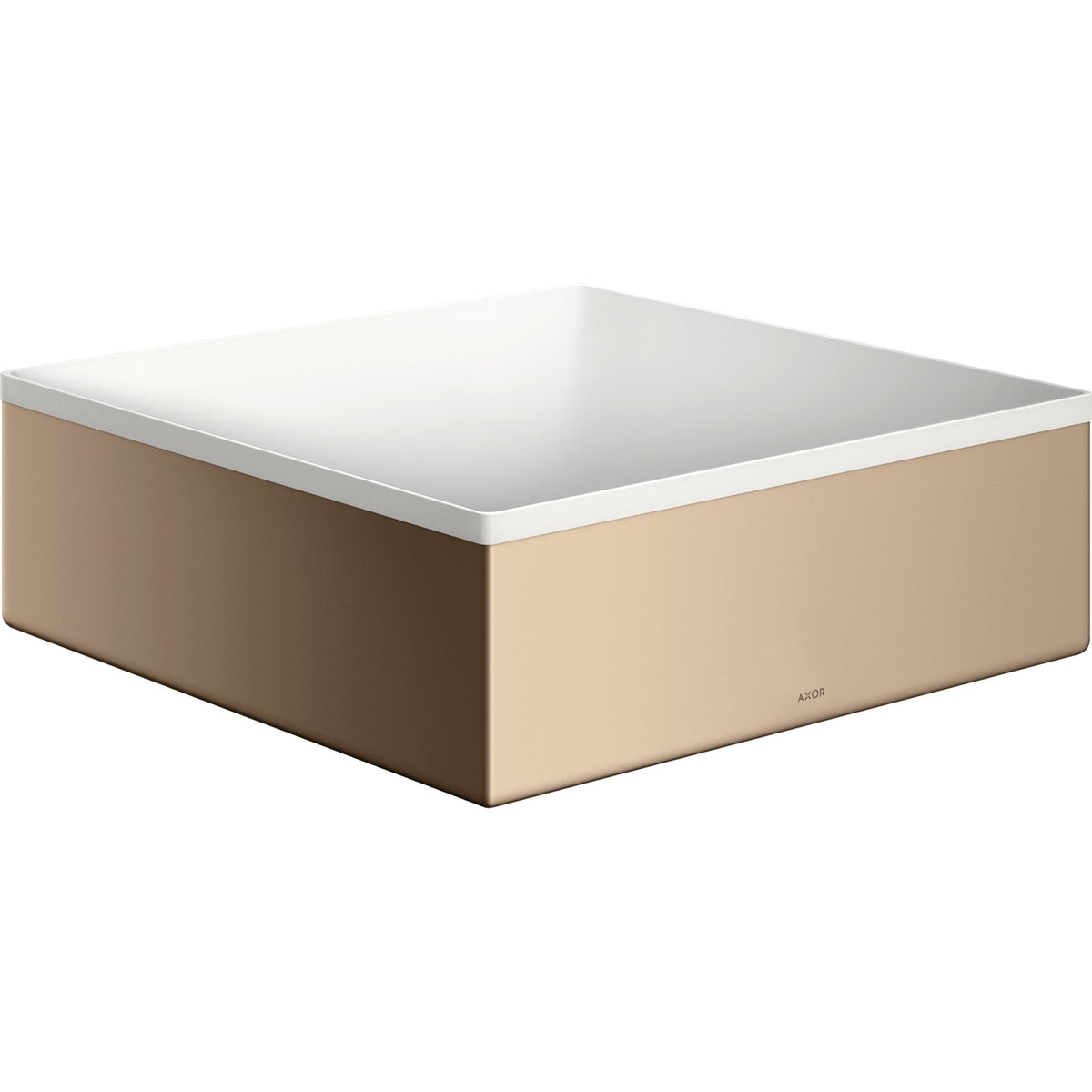 AXOR-Suite-Wash-bowl-285-285-without-tap-hole-and-overflow-Polished-Red-Gold-42002300