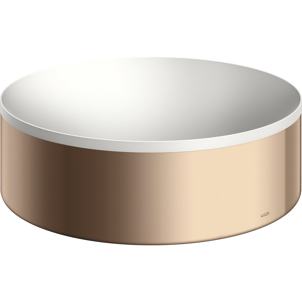 AXOR-Suite-Wash-bowl-300-without-tap-hole-and-overflow-Polished-Red-Gold-42000300
