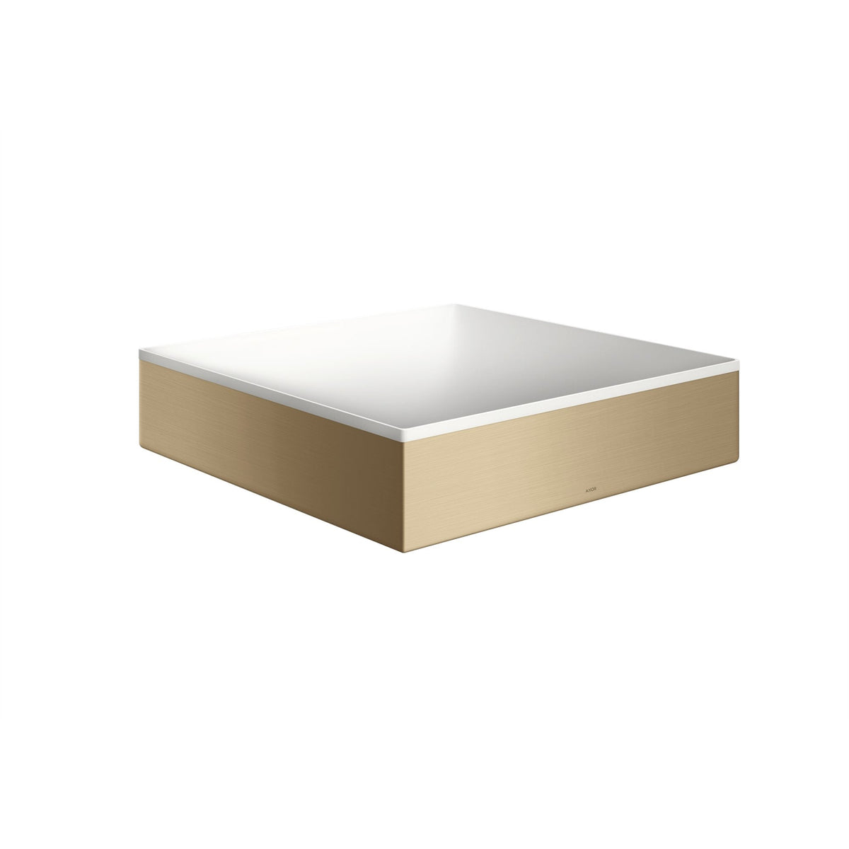 AXOR-Suite-Wash-bowl-400-400-without-tap-hole-and-overflow-Brushed-Bronze-42003140