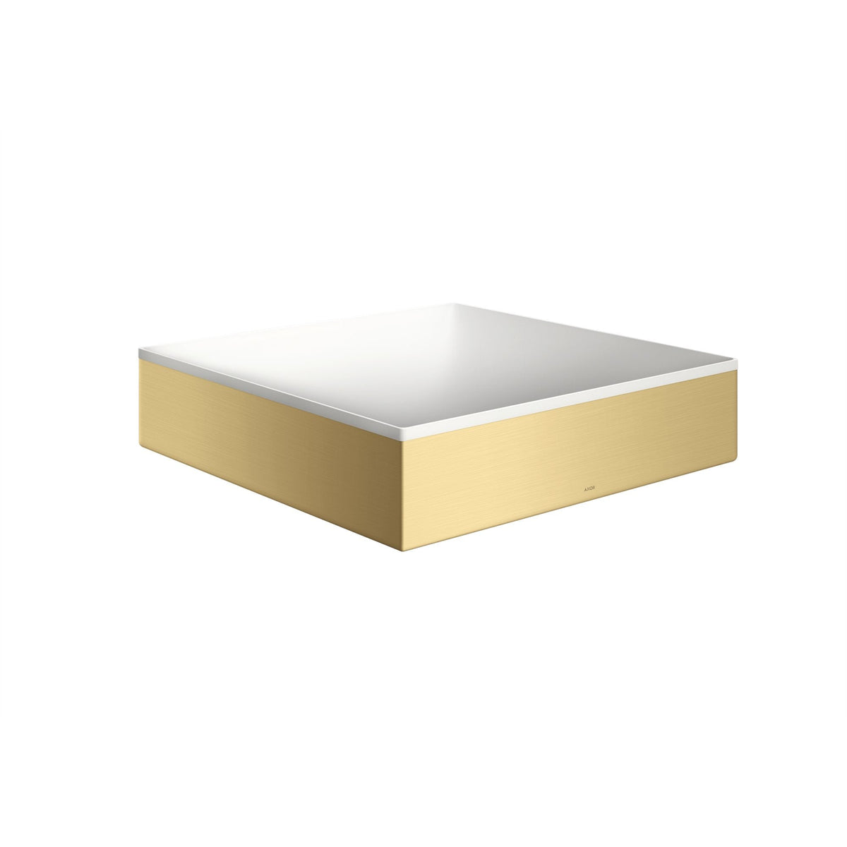 AXOR-Suite-Wash-bowl-400-400-without-tap-hole-and-overflow-Brushed-Gold-Optic-42003250