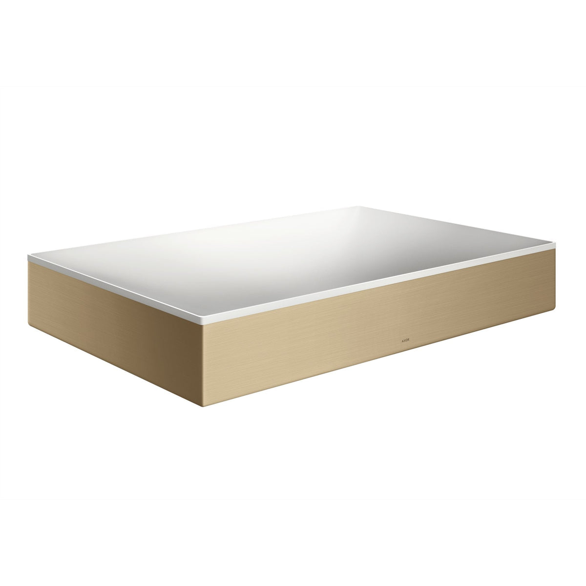 AXOR-Suite-Wash-bowl-600-400-without-tap-hole-and-overflow-Brushed-Bronze-42004140