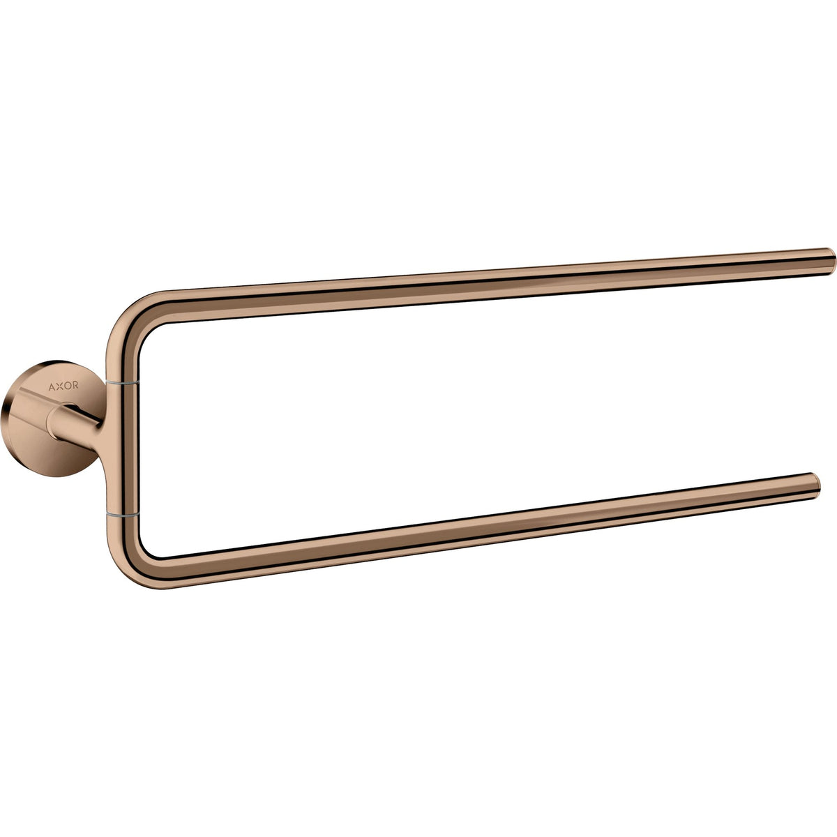 AXOR-Universal-Circular-Towel-holder-twin-handle-Polished-Red-Gold-42822300