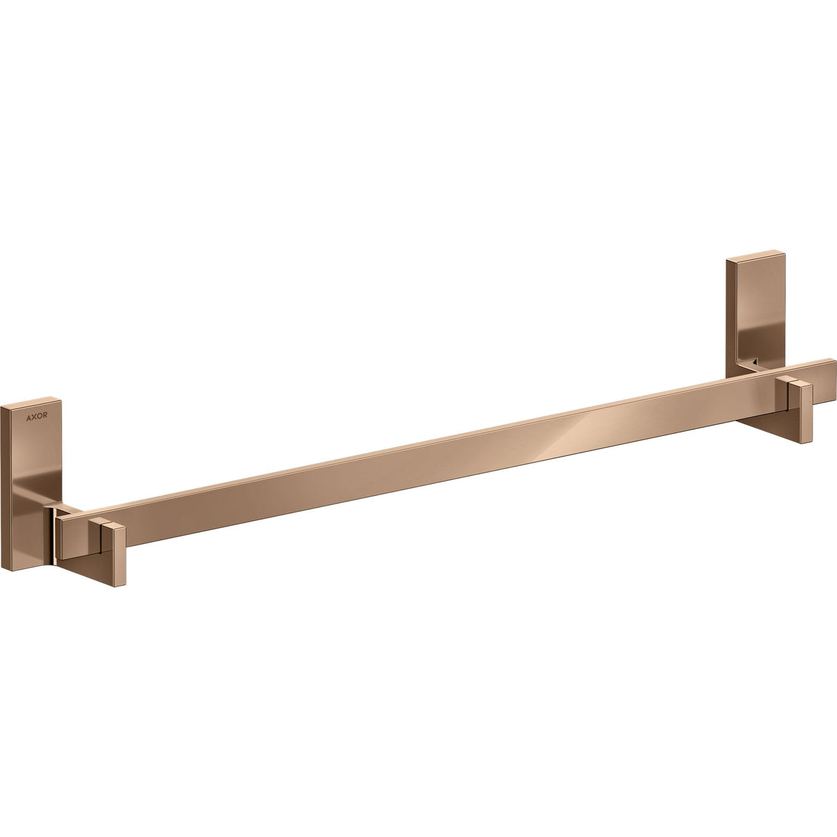 AXOR-Universal-Rectangular-Bath-towel-rail-600-mm-Polished-Red-Gold-42661300