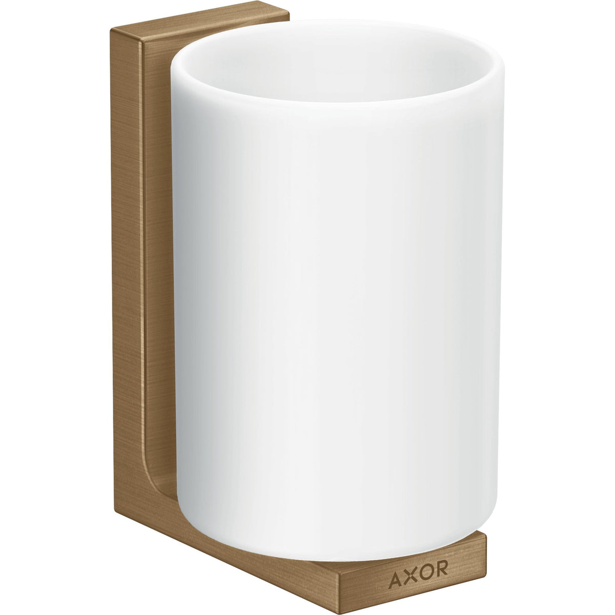 AXOR-Universal-Rectangular-Toothbrush-tumbler-Brushed-Bronze-42604140
