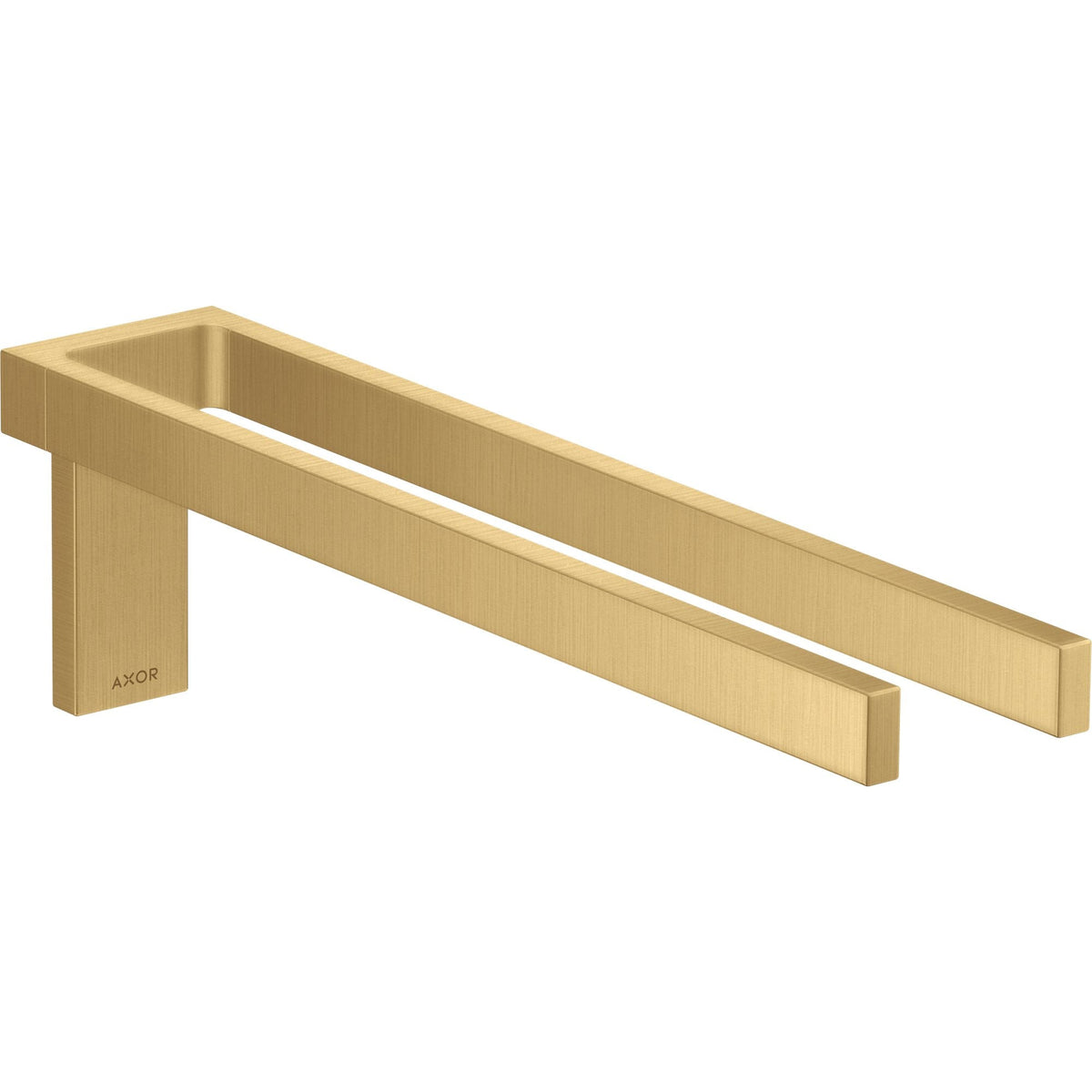 AXOR-Universal-Rectangular-Towel-holder-twin-handle-Brushed-Gold-Optic-42622250