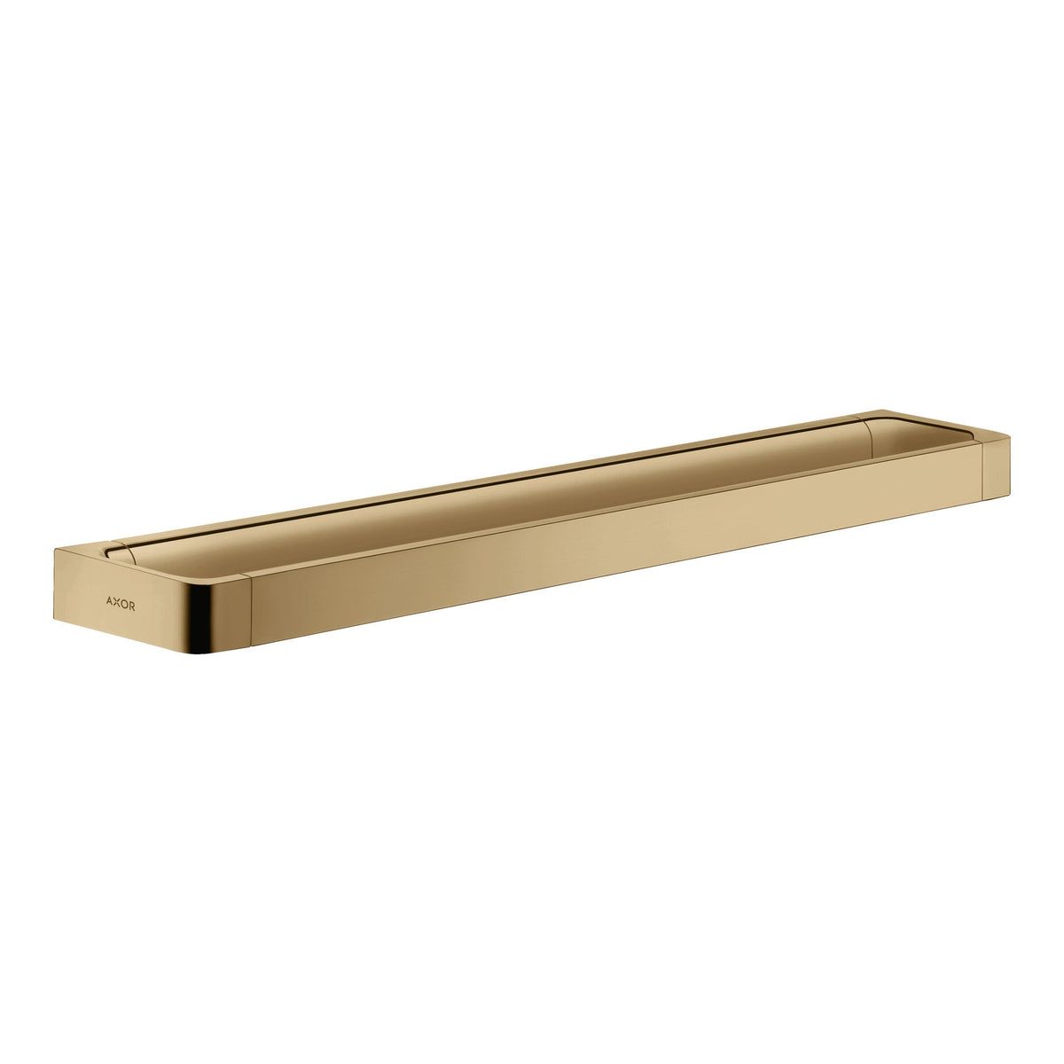 AXOR Universal Softsquare Rail bath towel holder 600 mm Polished Bronze 42832130