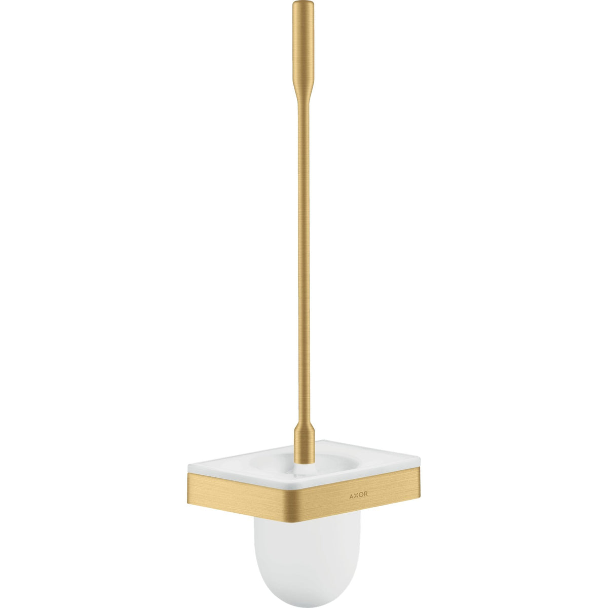 AXOR-Universal-Softsquare-Toilet-brush-holder-wall-mounted-Brushed-Gold-Optic-42835250