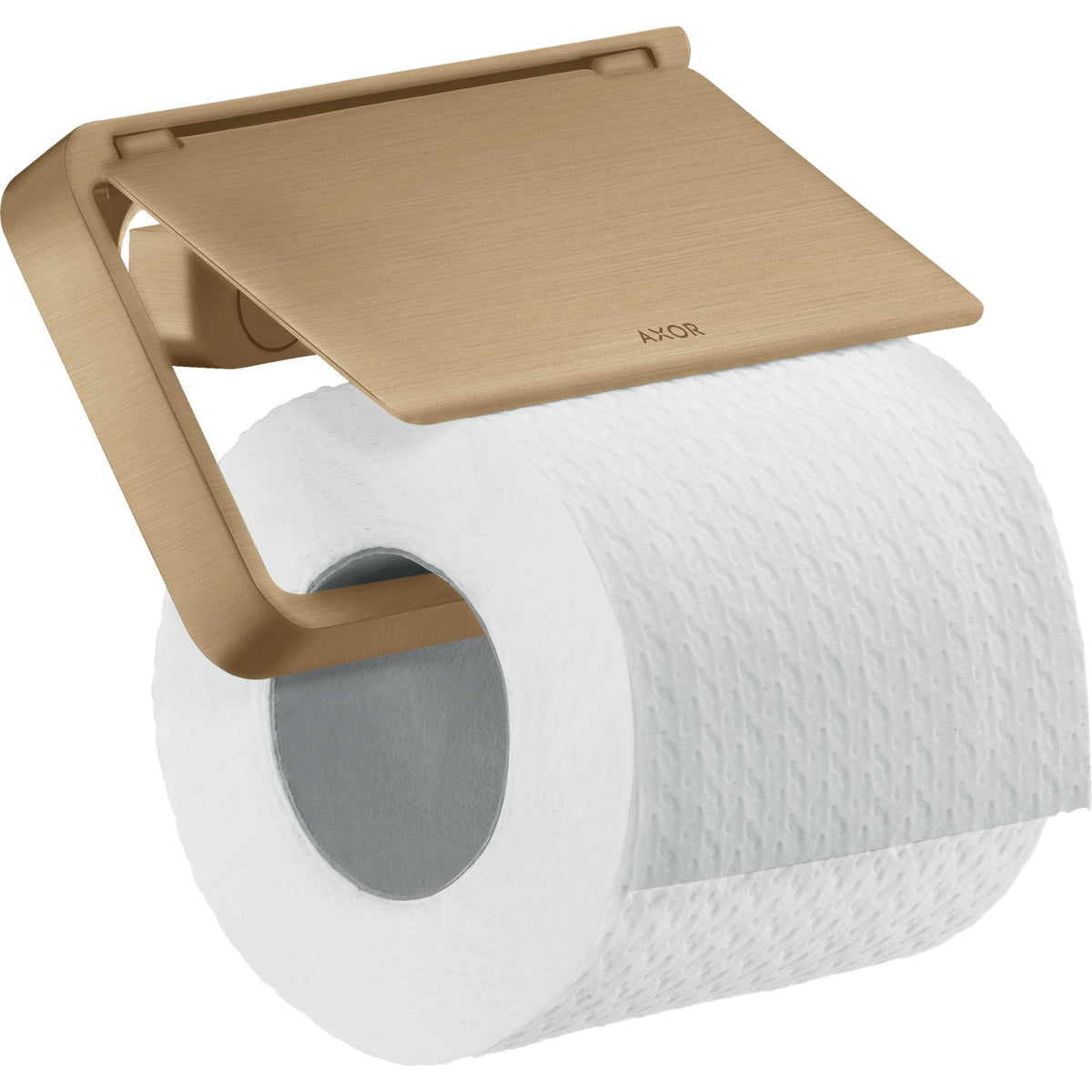 AXOR-Universal-Softsquare-Toilet-paper-holder-with-cover-Brushed-Bronze-42836140