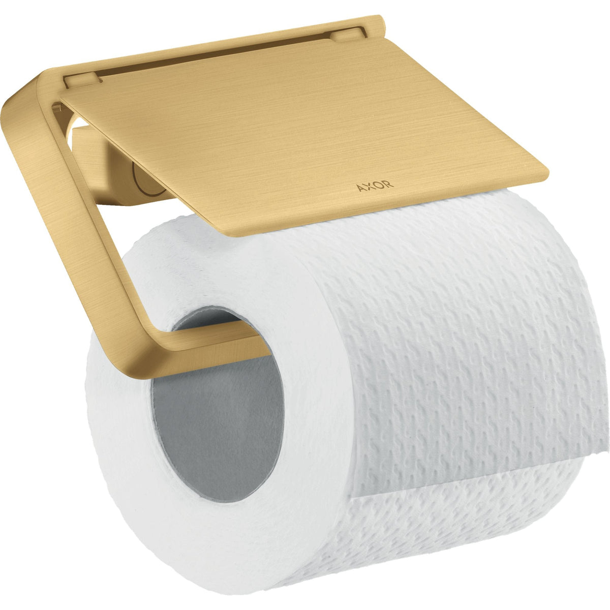AXOR-Universal-Softsquare-Toilet-paper-holder-with-cover-Brushed-Gold-Optic-42836250