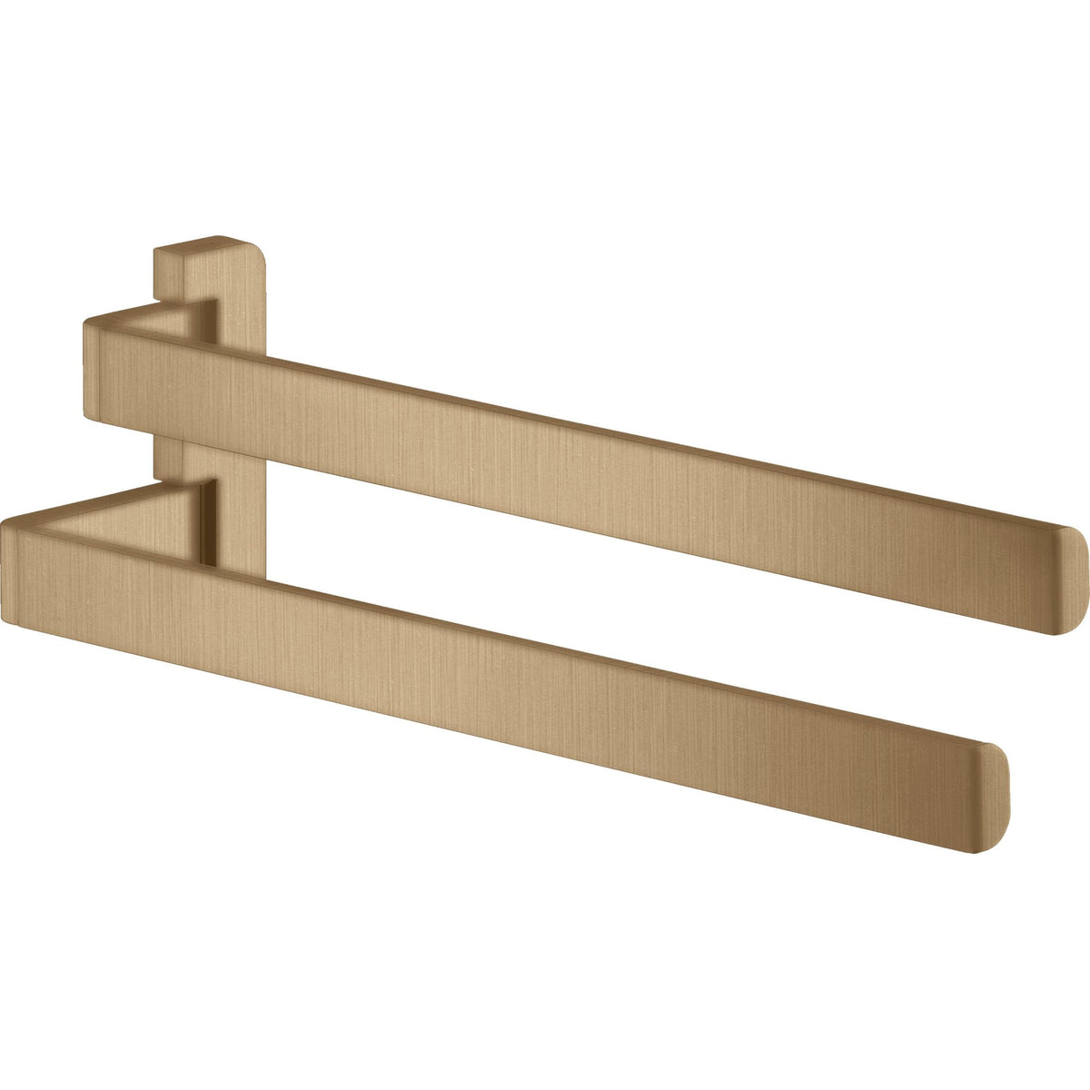 AXOR-Universal-Softsquare-Towel-holder-twin-handle-Brushed-Bronze-42821140