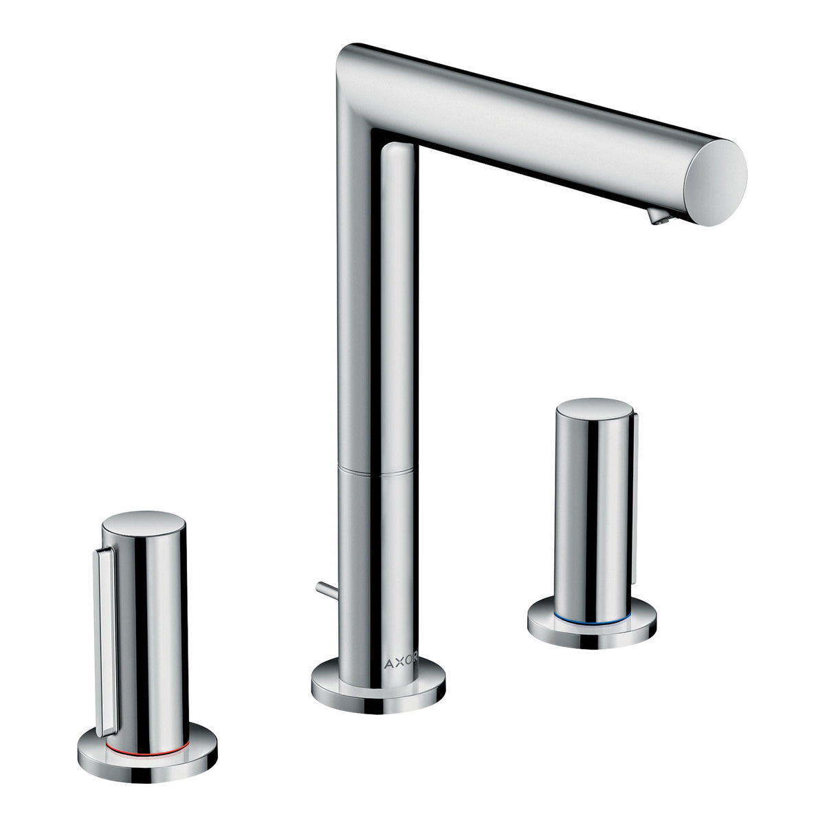 AXOR-Uno-3-hole-basin-mixer-200-with-zero-handles-and-pop-up-waste-set-Chrome-45133000