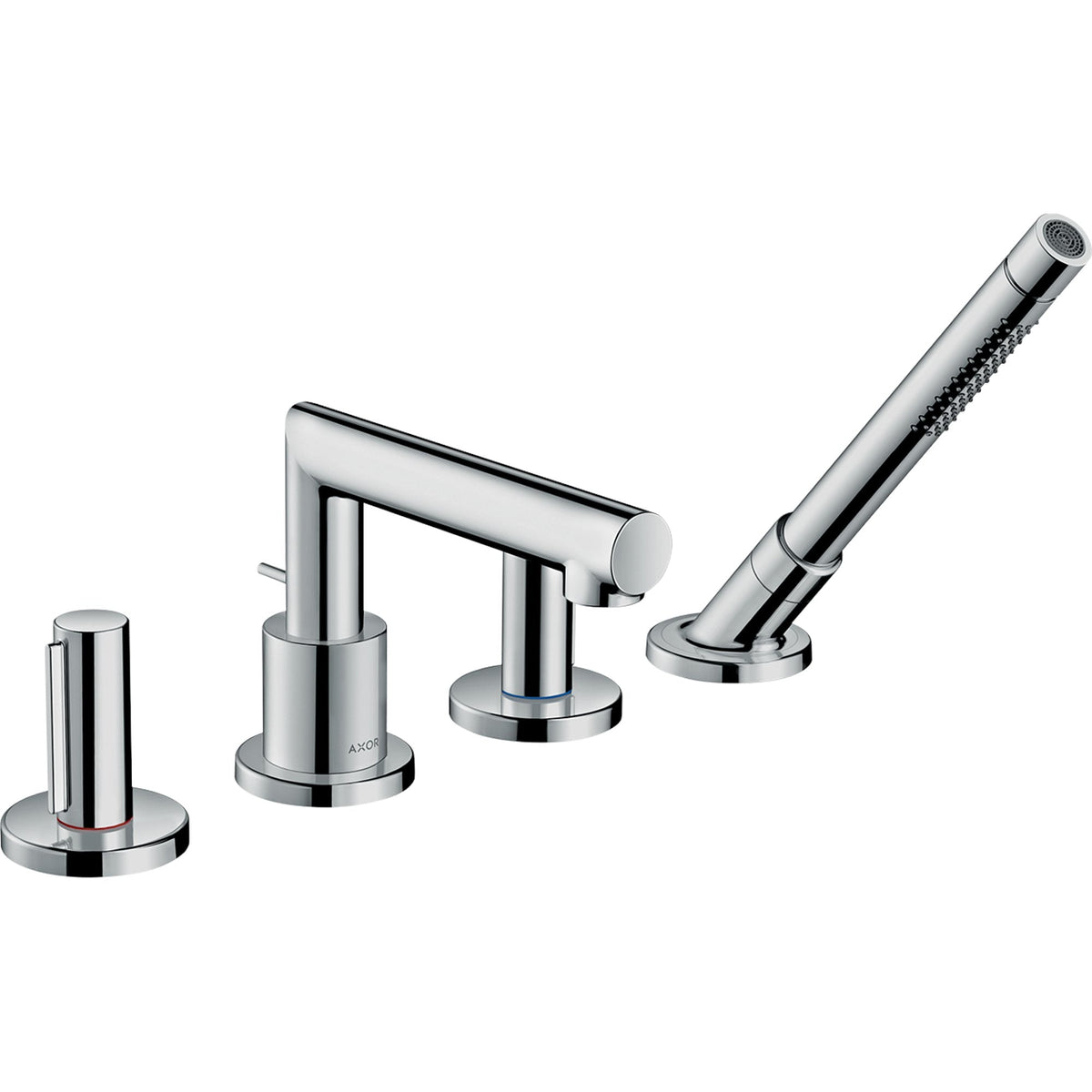AXOR-Uno-4-hole-rim-mounted-bath-mixer-with-zero-handles-Chrome-45444000