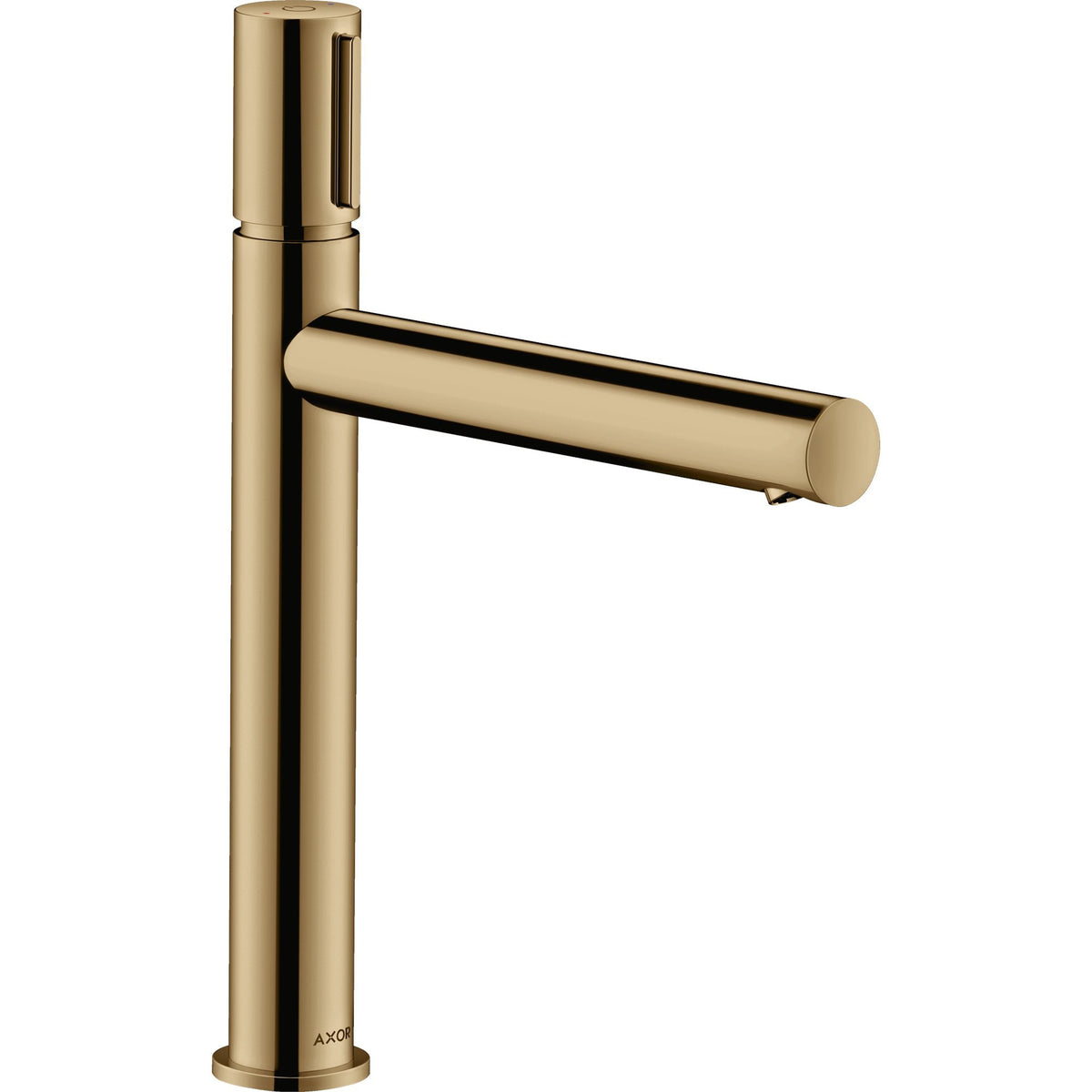 AXOR-Uno-Basin-mixer-Select-200-for-wash-bowls-with-waste-set-Polished-Bronze-45013130
