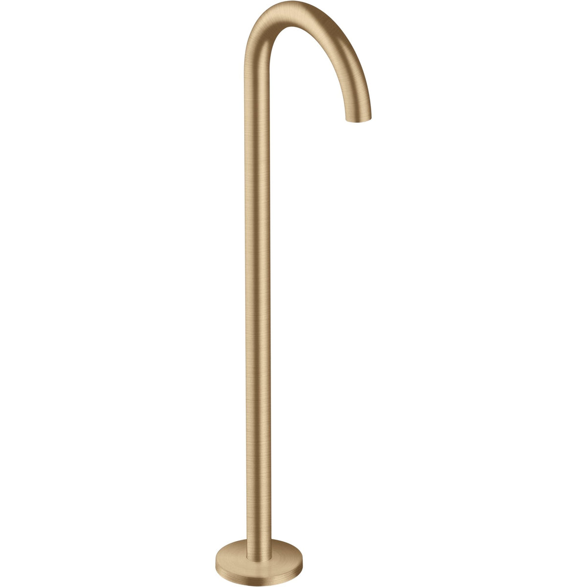 AXOR-Uno-Bath-spout-curved-floor-standing-Brushed-Bronze-38412140