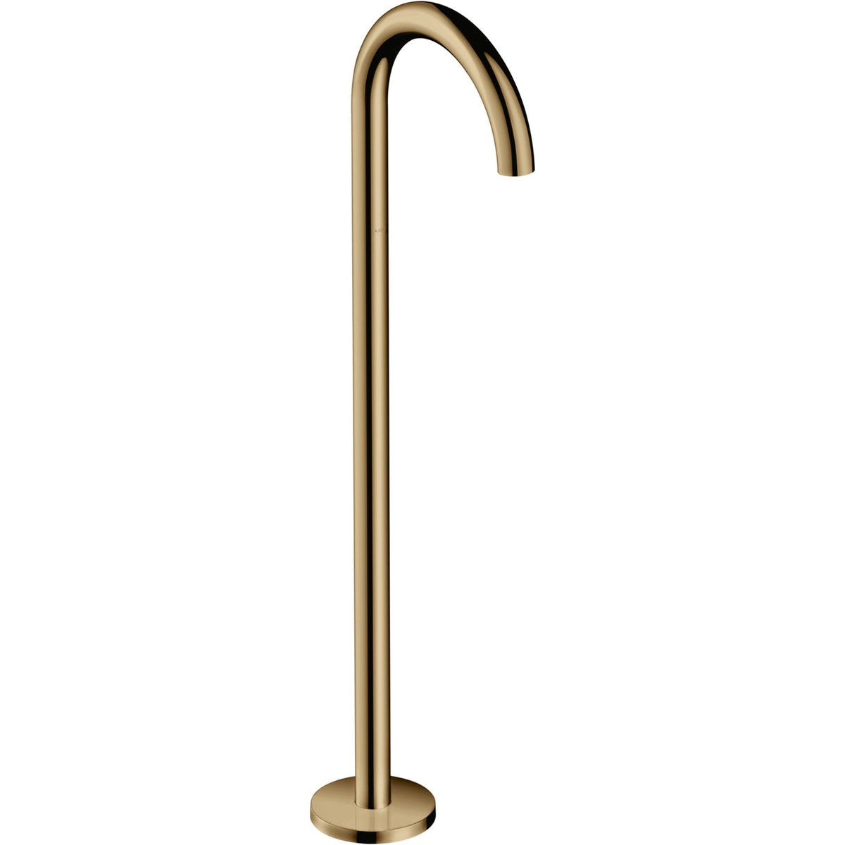 AXOR-Uno-Bath-spout-curved-floor-standing-Polished-Bronze-38412130