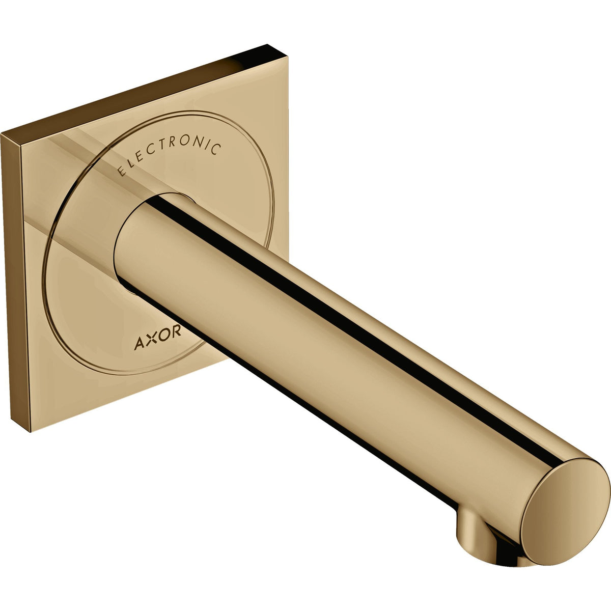 AXOR-Uno-Electronic-basin-mixer-for-concealed-installation-wall-mounted-with-spout-161-mm-Polished-Bronze-45110130