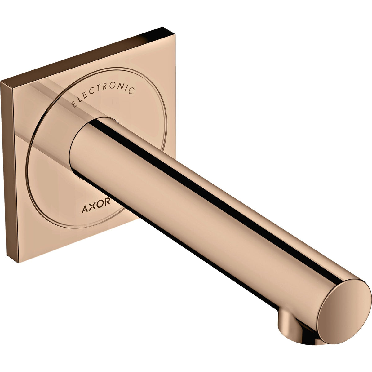 AXOR-Uno-Electronic-basin-mixer-for-concealed-installation-wall-mounted-with-spout-161-mm-Polished-Red-Gold-45110300