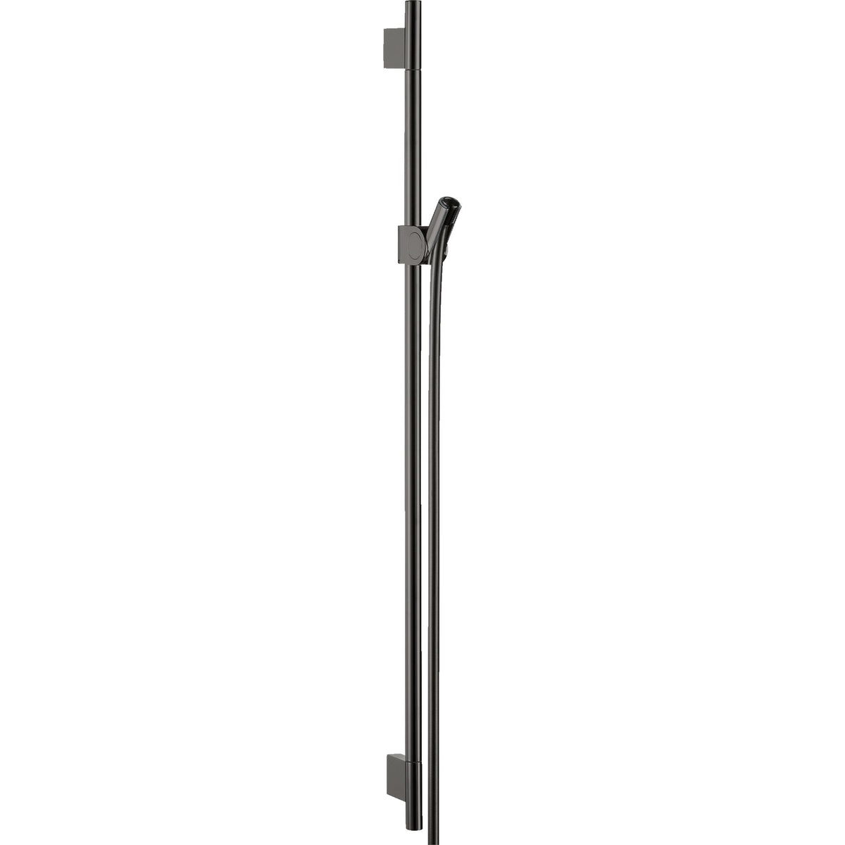 AXOR-Uno-Shower-bar-0-90-m-with-shower-hose-1-60-m-Polished-Black-Chrome-27989330