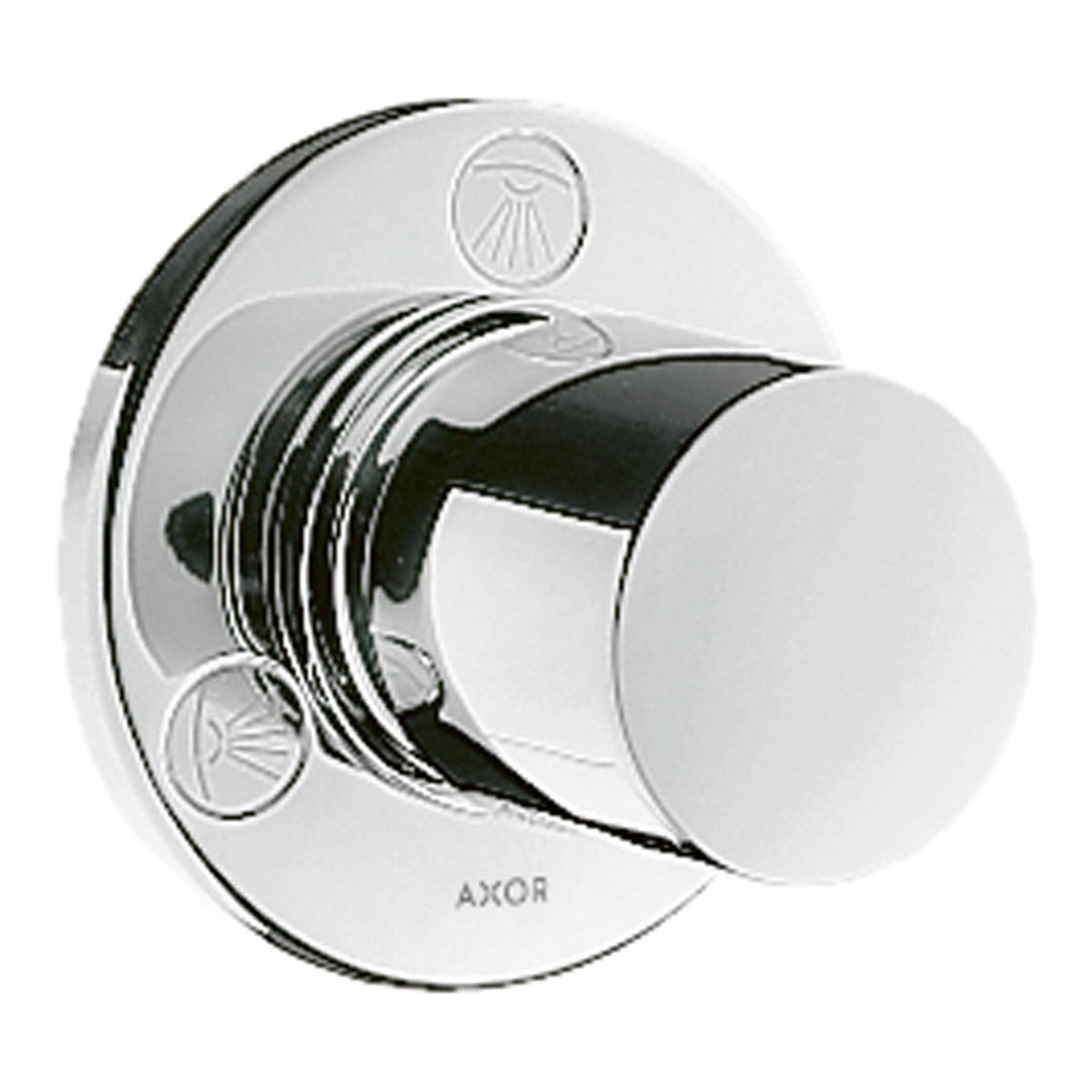 AXOR Uno Shut off diverter valve Trio Quattro for concealed installation Chrome 38933000