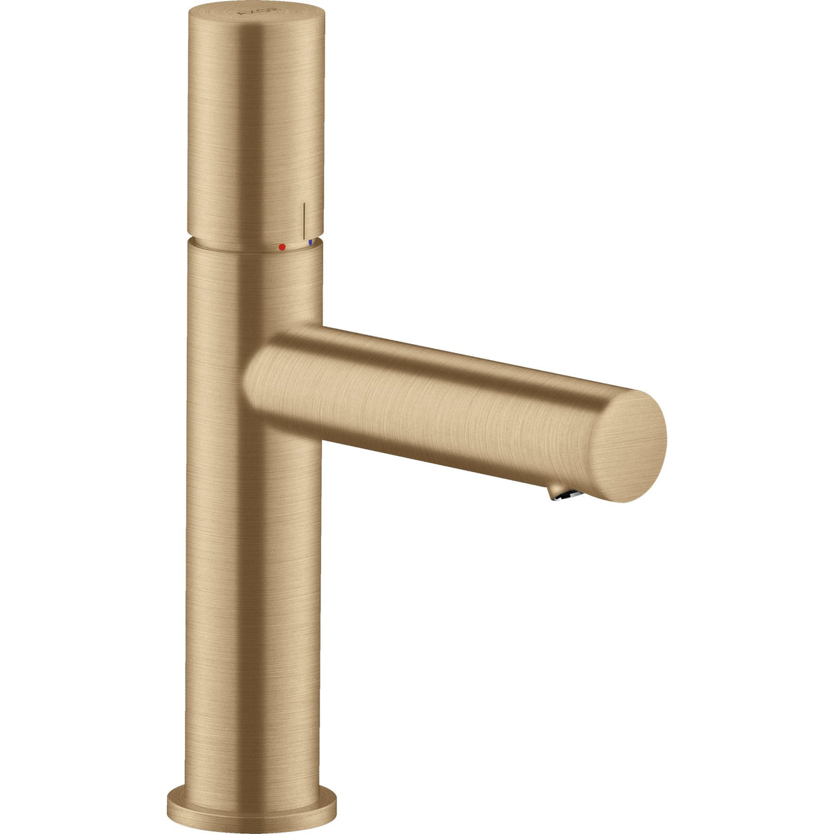 AXOR-Uno-Single-lever-basin-mixer-110-with-zero-handle-and-waste-set-Brushed-Bronze-45002140