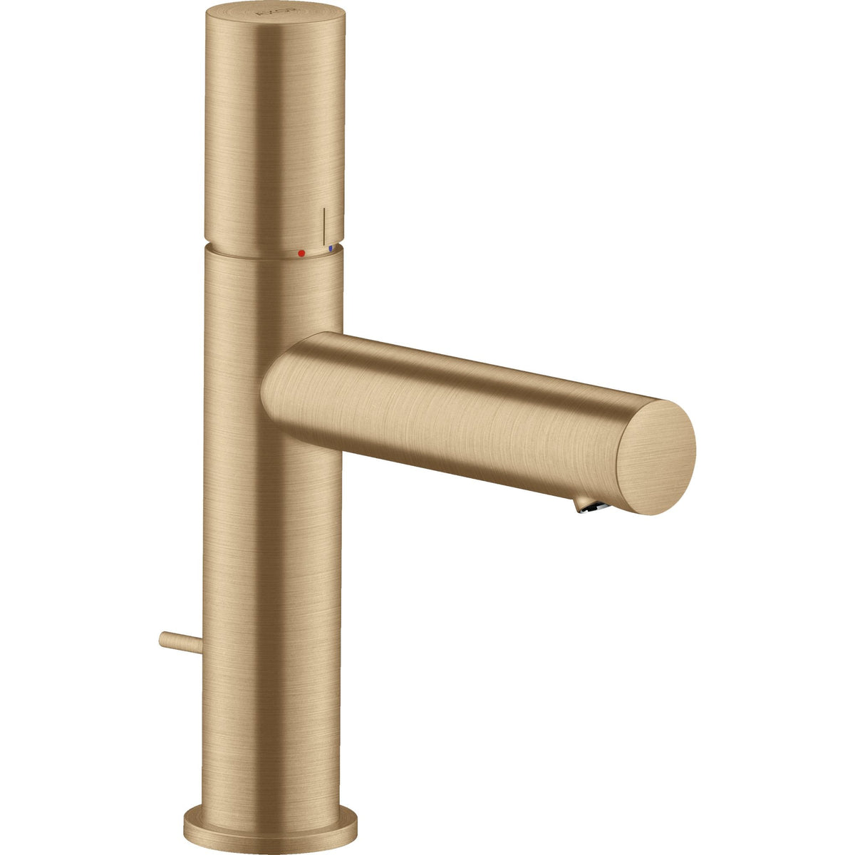 AXOR-Uno-Single-lever-basin-mixer-110-with-zero-handle-with-pop-up-waste-set-Brushed-Bronze-45001140