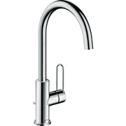 AXOR-Uno-Single-lever-basin-mixer-240-with-loop-handle-and-pop-up-waste-set-Polished-Chrome-38036020
