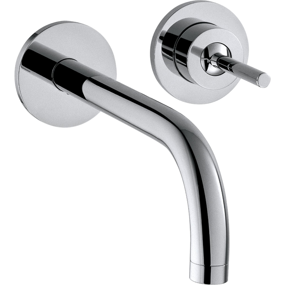AXOR-Uno-Single-lever-basin-mixer-for-concealed-installation-wall-mounted-with-spout-165-mm-and-escutcheons-Chrome-38113000