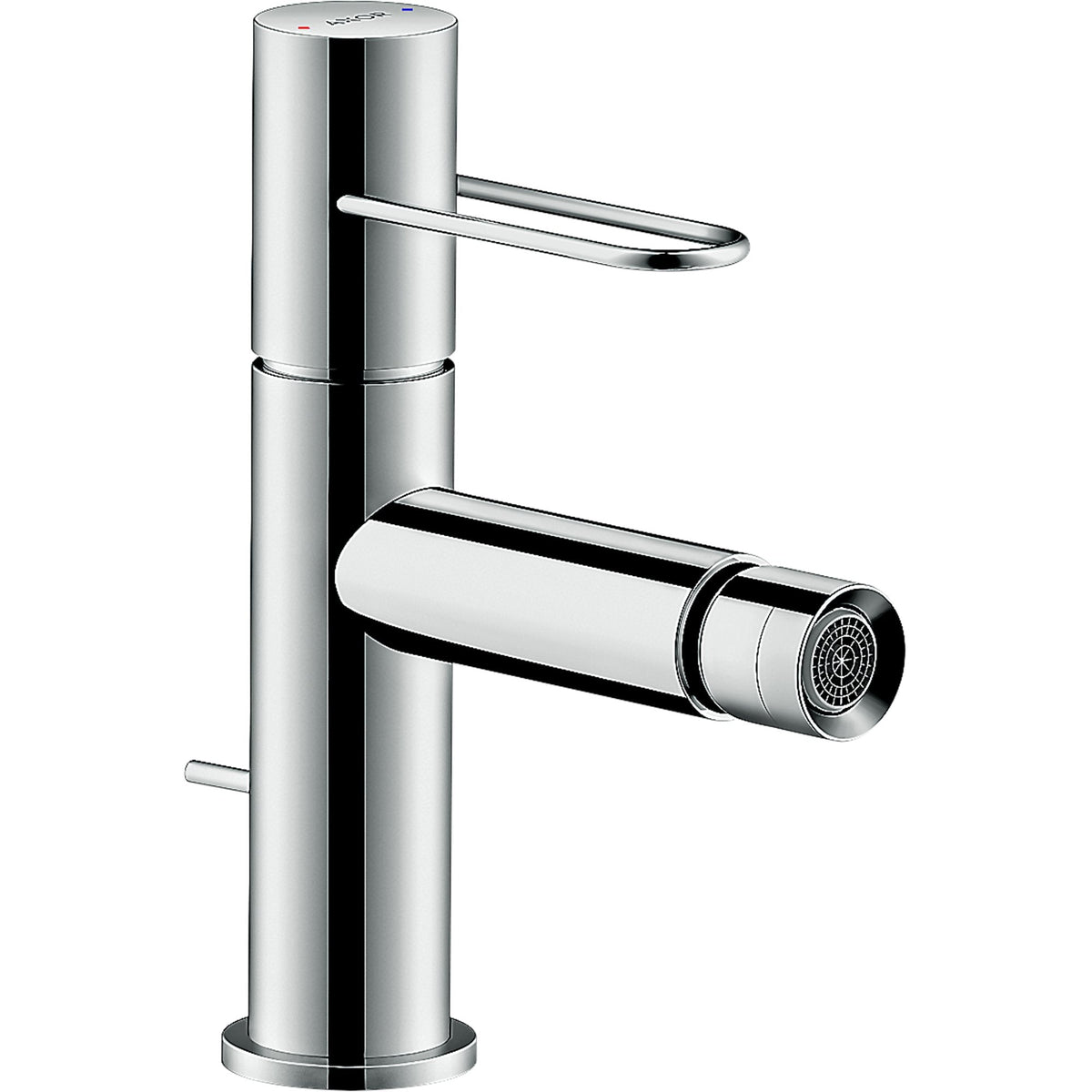 AXOR-Uno-Single-lever-bidet-mixer-with-loop-handle-and-pop-up-waste-set-Polished-Chrome-38211020