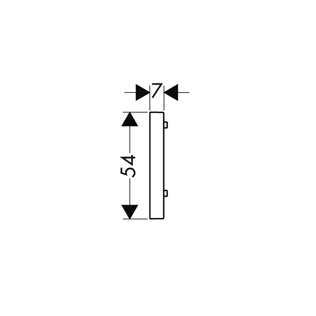 AXOR-Uno-Wall-bar-spacer-96397-technical-01