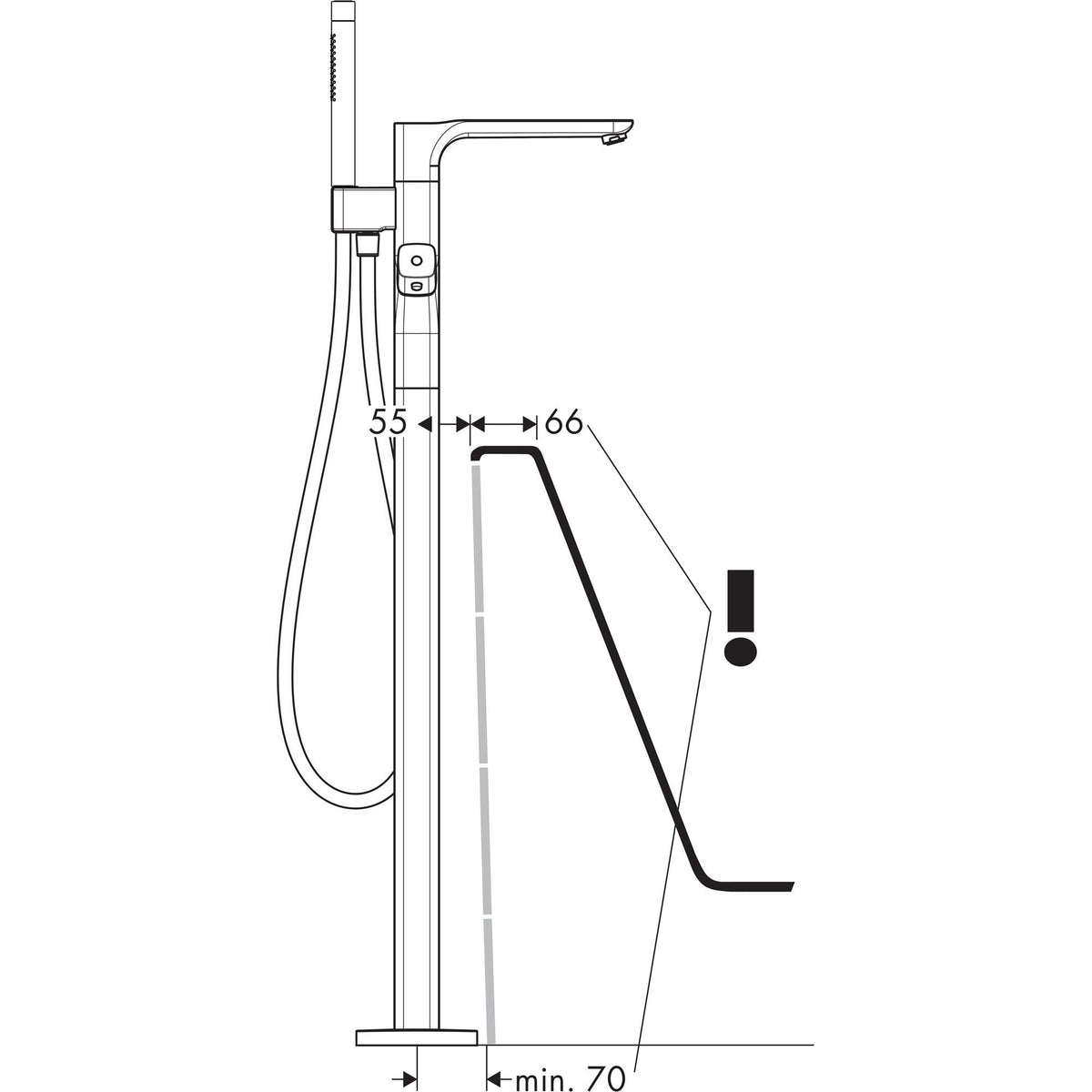 AXOR-Urquiola-Bath-thermostat-floor-standing-11422-technical-04