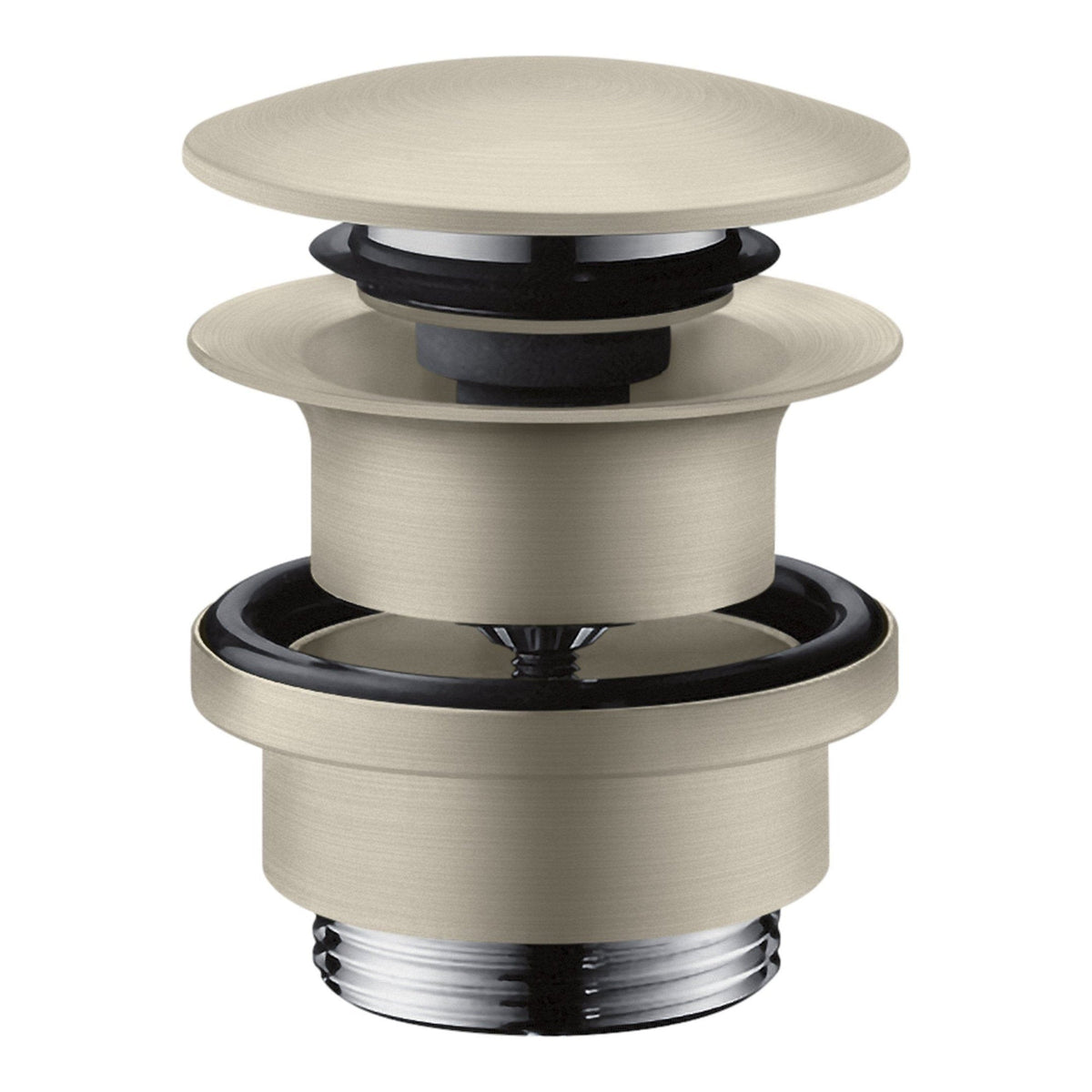 AXOR Waste set push open for basin and bidet mixers Brushed Nickel 51300820