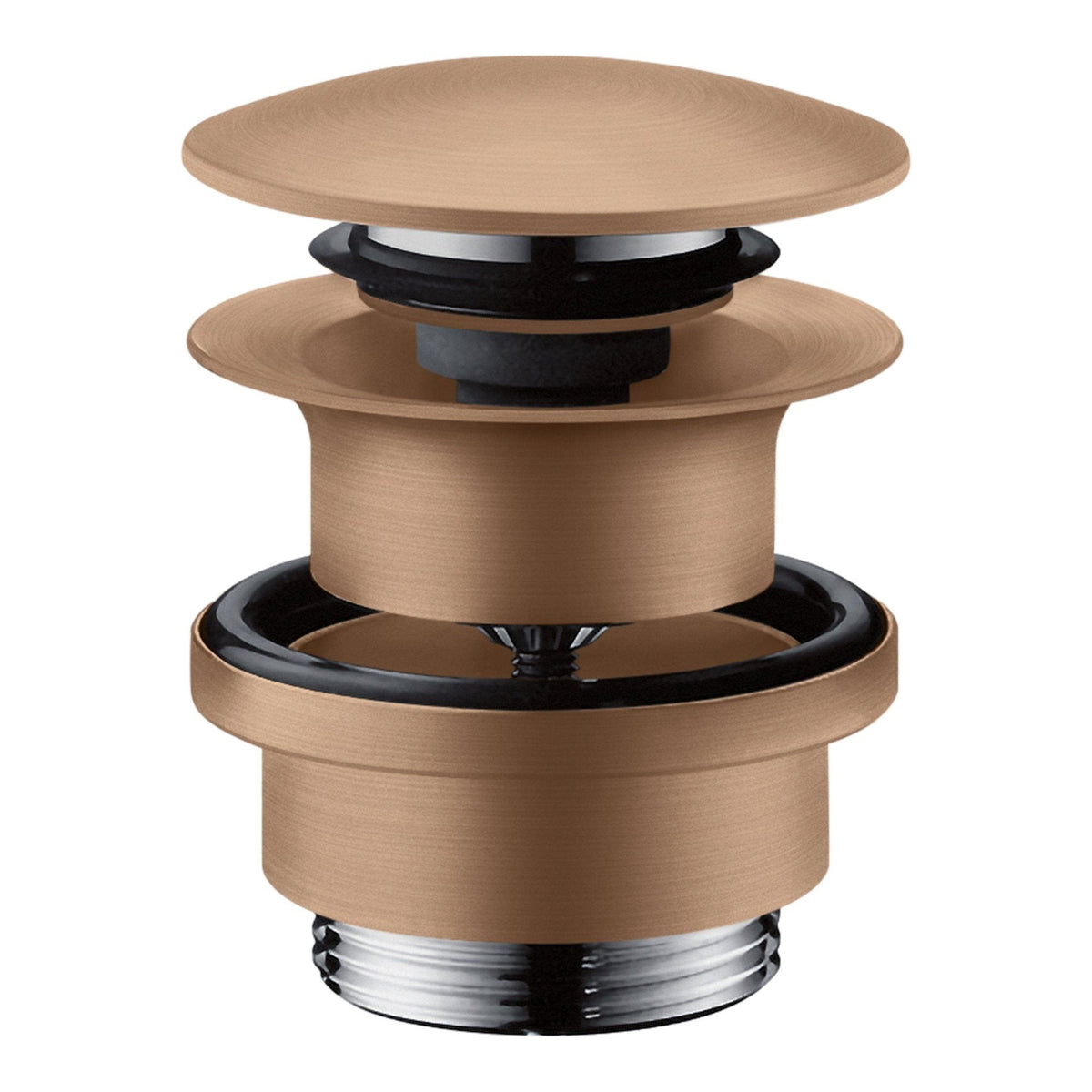 AXOR Waste set push open for basin and bidet mixers Brushed Red Gold 51300310