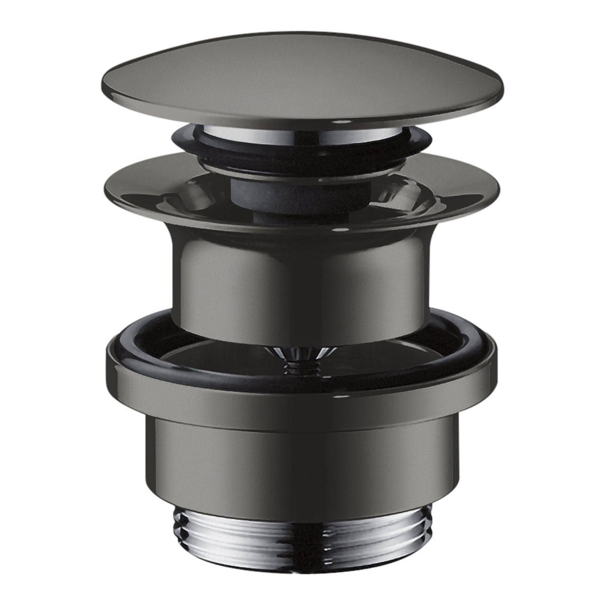 AXOR Waste set push open for basin and bidet mixers Polished Black Chrome 51300330