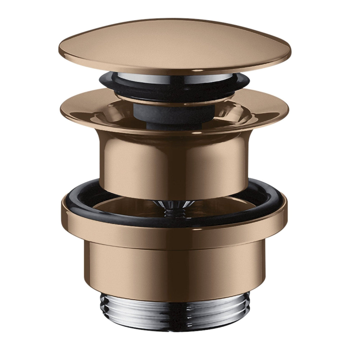 AXOR Waste set push open for basin and bidet mixers Polished Red Gold 51300300