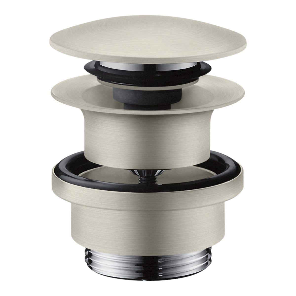 AXOR Waste set push open for basin and bidet mixers Stainless Steel Optic 51300800